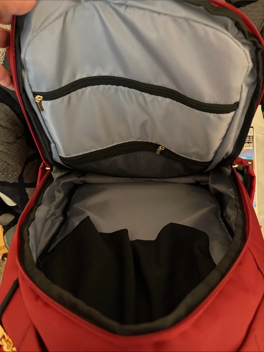 LOULU-Burgundy Red-Large Laptop Backpack